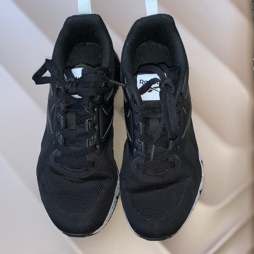 Reebok Black and White Athletic Shoes